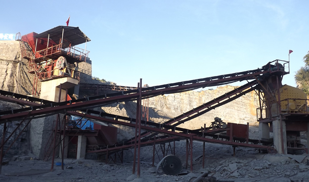 Basalt gravel production line in Malaysia