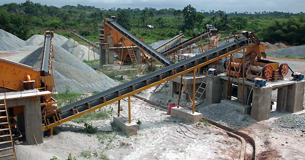 Angola 80-100TPH Granite Crusher