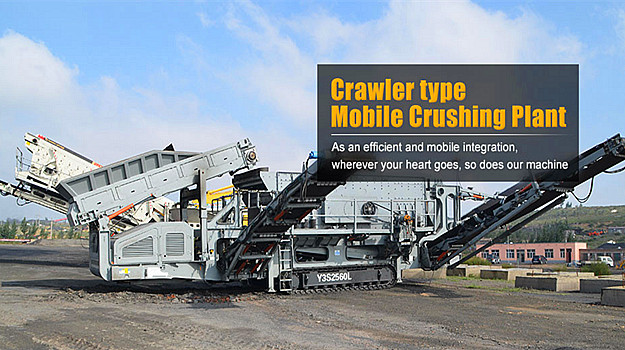 A strong crawler mobile plant