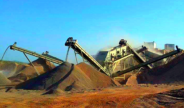 Indonesia 150-200 ton Ore Crushing plant