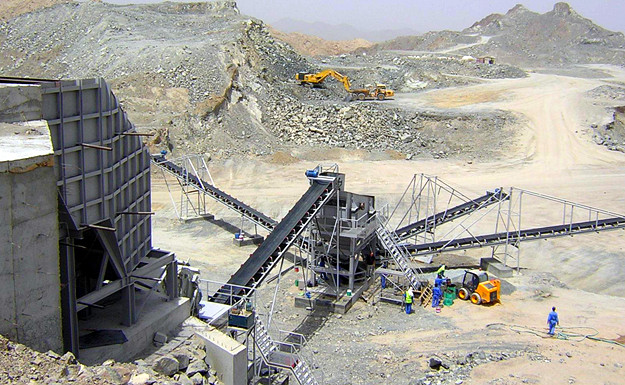 Chile Magnetite crushing beneficiation production line