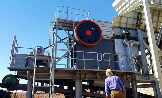 Jaw crusher plant for mining, quarrying, recycling