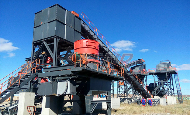 HST cone crusher and vsi6x crusher plant